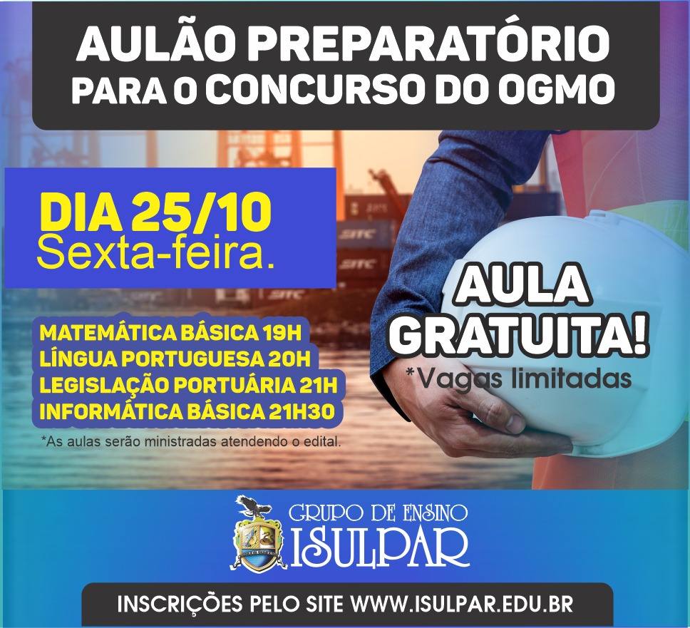 Aulão Preparatório para o Concurso do OGMO